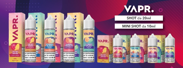 Fresh Garden Liquidi Shot e Mini Shot VAPR.